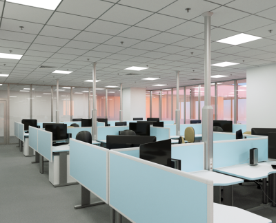 ДКС Телескопическая алюминиевая колонна, 2.7 - 4.2м, цвет светло-серебристый  металлик, 09571