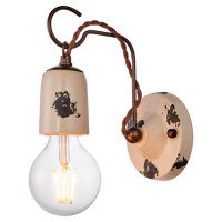 LUSSOLE VERMILION Бра, цвет основания - бежевый, 1x60W E27, LSP-8157