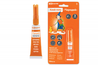 Супер-клей гель "Чародей" 3г/блистер TDM Electric, SQ0542-0002