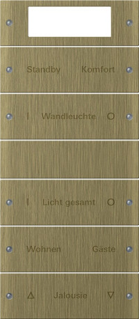 2145607 Gira Комплект клавиш, 5 шт. Plus ГРАВИРОВКА