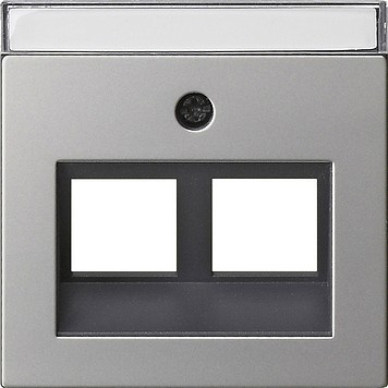 2640600 Gira Накладка с полем надп Mod. Jack 30°