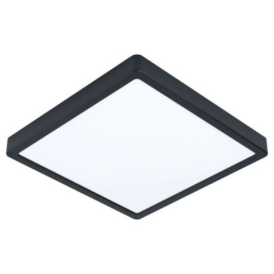 99245 Светодиод. накладной светильник FUEVA 5, 20W (LED), 285х285, H28, 2300lm, 3000K, сталь, черный