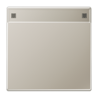 Клавиша для выключателя с полем для надписи; благородная сталь, ES2990NA