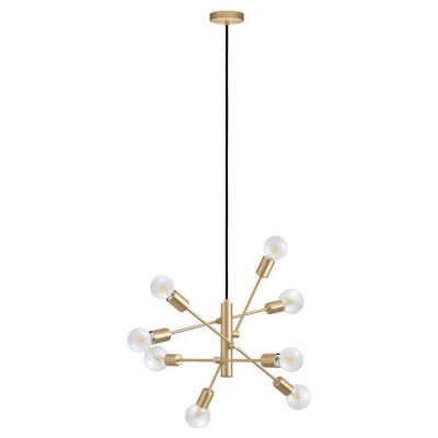 99811 Подвесной потолочный светильник (люстра) GRADOLI 1, 8Х40W, E27, H1100, ?710, сталь, матовая ла