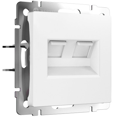 Werkel W1181161/ Розетка двойная Ethernet RJ-45 (белый матовый), a062408