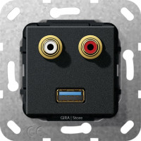 Разъем USB 3.0 A,тюльпан аудио