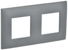 SKANDY Рамка 2-мест. SK-F02Gr сер. IEK, SK-M22-K03
