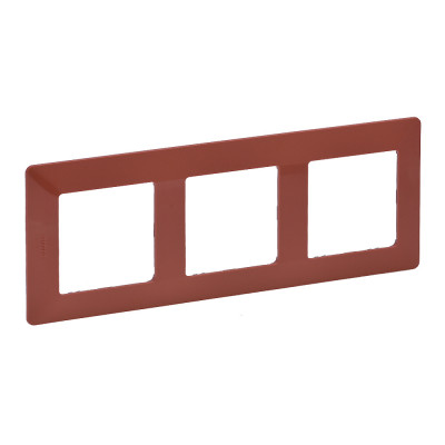 Legrand Valena LIFE.Рамка "Терракота".3-постовая универсальная, 754073