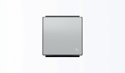 8504 PL - Клавиша для 1-клавишных выключателей/переключателей/кнопок с символом ЗВОНОК, серия SKY, цвет серебристый алюминий - 2CLA850400A1301