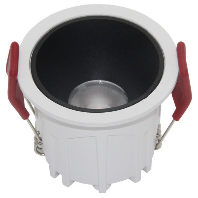 Downlight Alfa LED Встраиваемый светильник, цвет: Бело-черный 10W