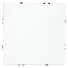 Перекрестный переключатель встраиваемый VOLTUM S70 одноклавишный 10А, (белый матовый), VLS010502