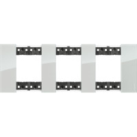 KA4802M3DA Bticino LIVING NOW. Декоративная рамка 3 поста (2+2+2 модуля).Цвет "Небо", KA4802M3DA