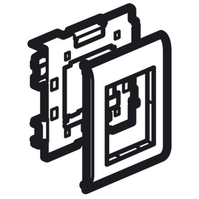 Legrand Суппорт Mosaic - 2 модуля - для кабель-каналов Metra 160x50, 638086