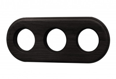 BIRONI Ришелье Дерево Угольно-черный Рамка 3-ая, RF1-630-119