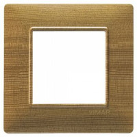 Vimar Накладка для 2 модулей из технополимера с отделкой под натуральное дерево красная сосна, 14642.32