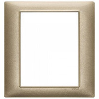 Vimar Накладка на 8 модулей бронза металлизованная, 14668.70