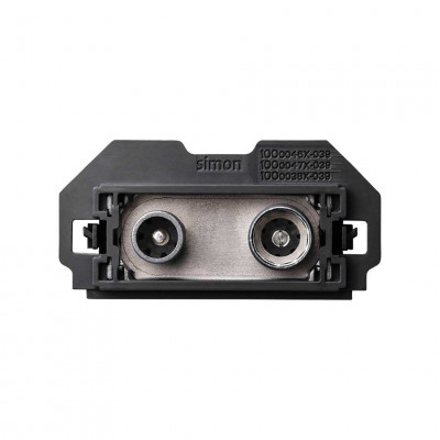 Simon 10000466-039 Розетка R-TV+SAT одиночная S100