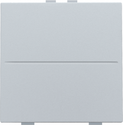 Niko Серебро Накладка на радиокнопку, одноклавишная, 121-00001