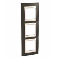 MGU6.006V.571 - MGU6.006V.571 Рамка вертикальная, 3 места, хамелеон какао/ бежевый