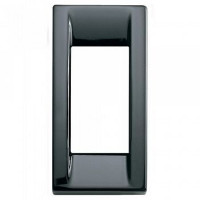 Vimar Накладка на 1 модуль для панелей металл черная, 16781.11 Vimar Накладка на 1 модуль для панелей металл черная, 16781.11