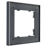 IRIDIUM Рамка на 1 пост, графит, Monaco 03 с кромкой, 03P104