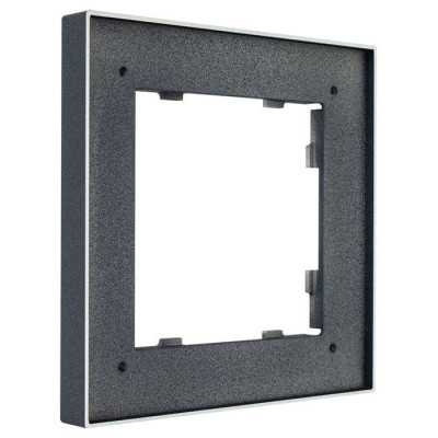 IRIDIUM Рамка на 1 пост, графит, Monaco 03 с кромкой, 03P104