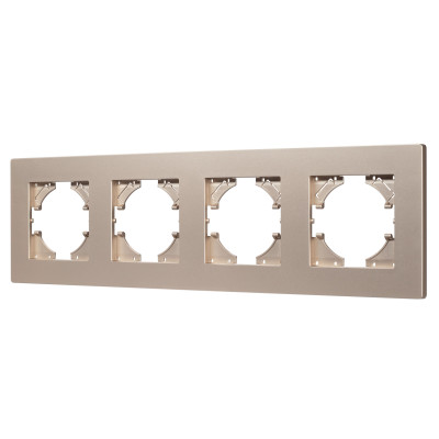 Рамка пластиковая FRM-PERIO-PL-4-GD (Arlight, -), 049761