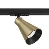 Single phase track system Virar Трековый светильник, цвет -  Матовое Золото, 1х10W GU10