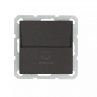 Выключатель Отельный карточный  с декоративной накладкой 10А, 250В, цвет антрацит, G6209B, Jasmart