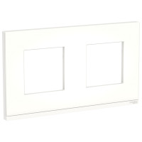 PURE рамка 2-постовая, горизонтальная, МАТОВОЕ СТЕКЛО/белый PURE рамка 2-постовая, горизонтальная, МАТОВОЕ СТЕКЛО/белый