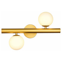 ST LUCE SL1185.201.02 Бра ST-Luce Золотистый/Белый G9 2*5W