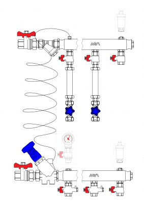 Узел коллекторный MF2-50C-25L-9-15-PA, MF2-50C-25L-9-15-PA