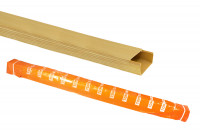 Кабель-канал 20х10 желтая сосна 3D (100м) TDM Electric, SQ0402-0604