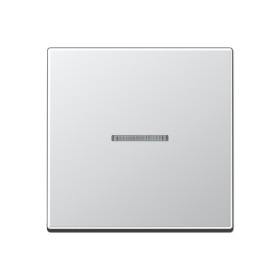 Клавиша для KNX кнопки, 1 группа, с окошком; дюропласт; алюминий, A101KO5AL