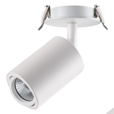 Novotech 370398 SPOT NT18 239 белый Встраиваемый светильник IP20 GU10 50W 220V PIPE