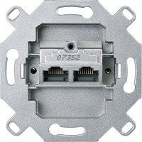 Мех-зм комп. розетки 2xRJ45 кат.6 UAE8/8 (max 84)