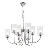 ST LUCE SLE1127-103-08 Светильник подвесной Хром/Прозрачный E14 8*40W