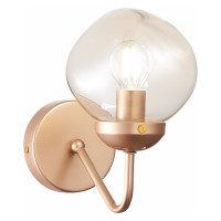 Evoluce SLE155701-01 Светильник настенный Золотистый/Янтарный E14 1*40W