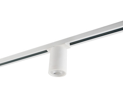 Denkirs DK6501-WH Трековый светильник IP 20, 10 Вт, GU10, LED, белый, пластик