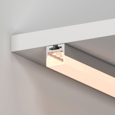 Профиль с экраном SL-LINE-2011M-2500 ANOD+OPAL SQUARE (Arlight, Алюминий), 025870