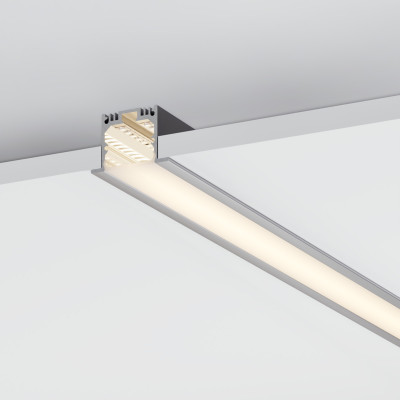 Профиль с экраном SL-LINIA49-F-2500 ANOD+OPAL (Arlight, Алюминий), 020469