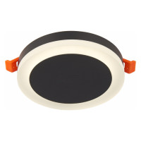 ST LUCE ST104.442.06 Светильник встраиваемый Черный LED 1*6W 4000K 468Lm Ra>80 120° IP20 D110xH20 170-240V