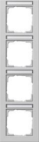 111437 Gira Рамка 4-я вертикальная с полем для надписи