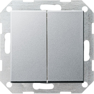 012826 Gira Кнопочный 2-клавю переключатель 2- местн