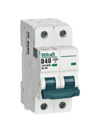 DEKraft Автоматический выключатель ВА105-2P-040A-D
