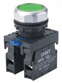 Индикатор NP8-D/3 зеленый AC110-230В (R), Chint, 667107