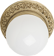 FD1013SOB Fede Светильник с плафоном BILBAO, Bright Gold