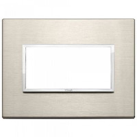 Vimar Накладка Eikon Evo на 4 модуля, светлая бронза, 21654.04