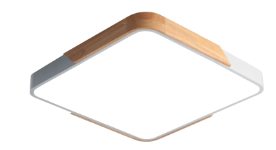 PPB Sсandic-S 36w 4000K GR/W с деревянной планкой IP20 320*320*50 Jazzway, 5037373