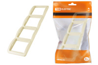 Рамка 4-ая вертикальная сл. кость "Валдай" TDM Electric, SQ1804-0122